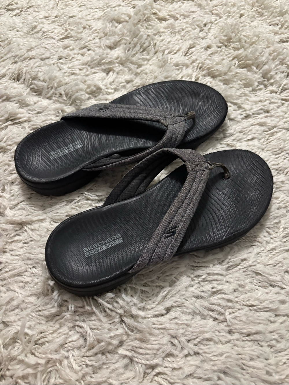 Skechers “On The Go” Sandals Women’s Size 7 Black/Gray